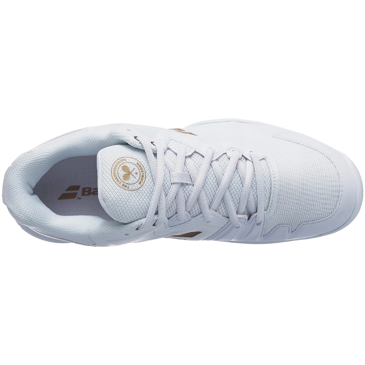 Babolat SFX3 AC Wimbledon men tennis shoes - White/Gold