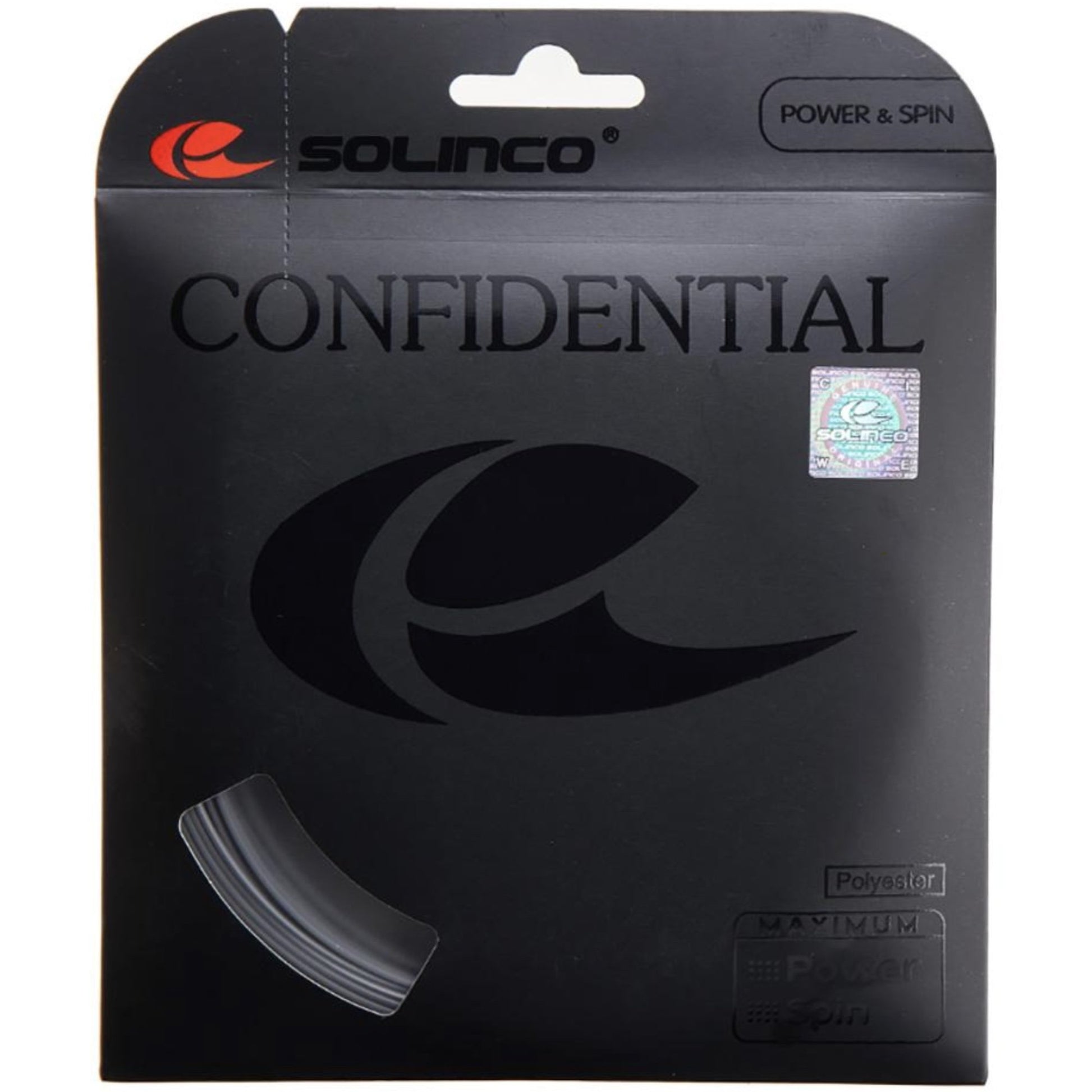 Solinco Confidential 16 16L 17 18 tennis string set - VuTennis