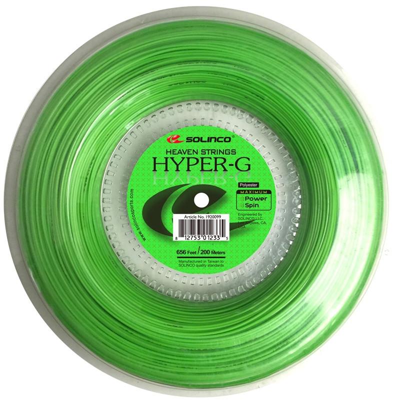 Solinco Hyper-G 16g 16L 17g 18g 660ft/200m tennis string reel - VuTennis
