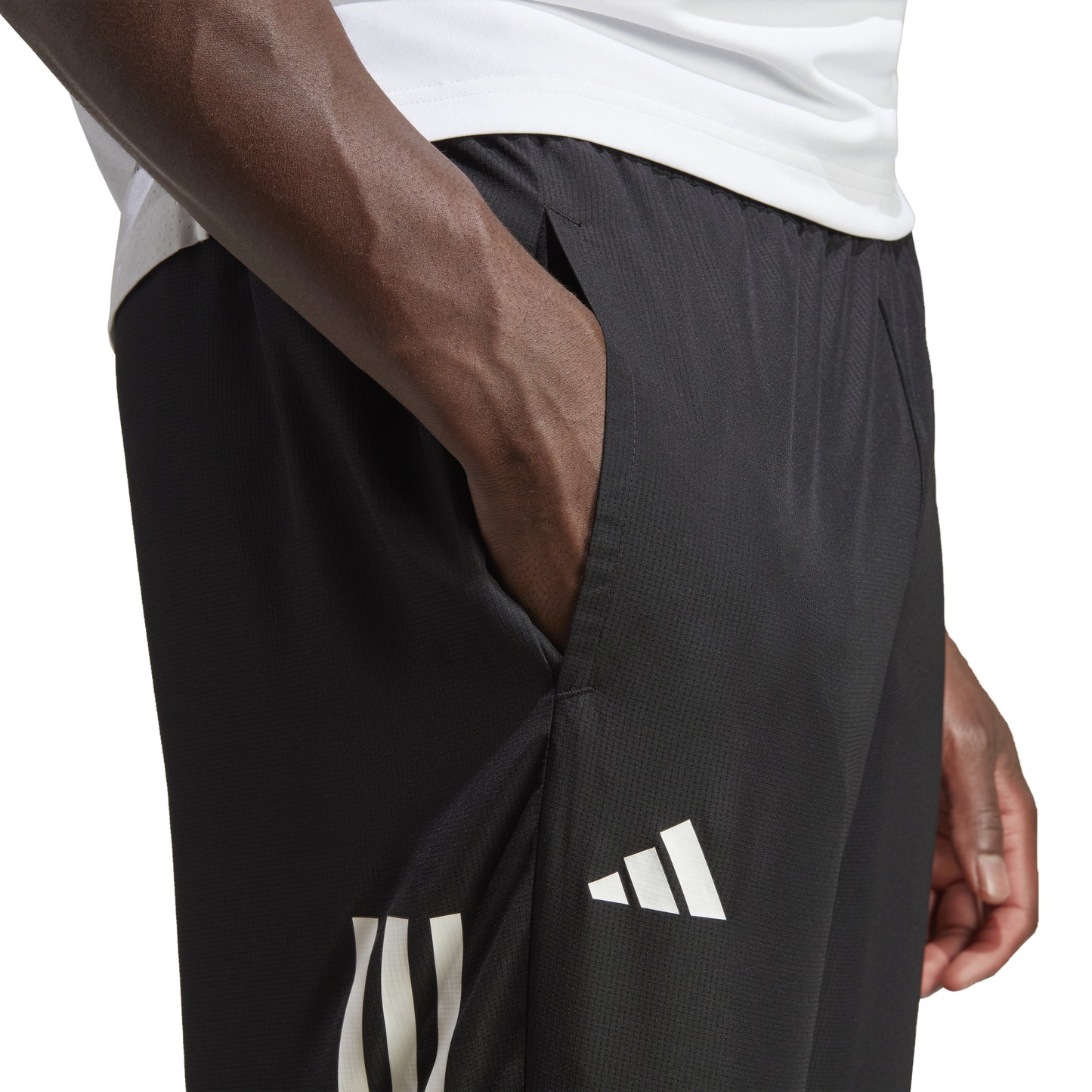 adidas Men's Pants 3-Stripe Woven - Black HT7177