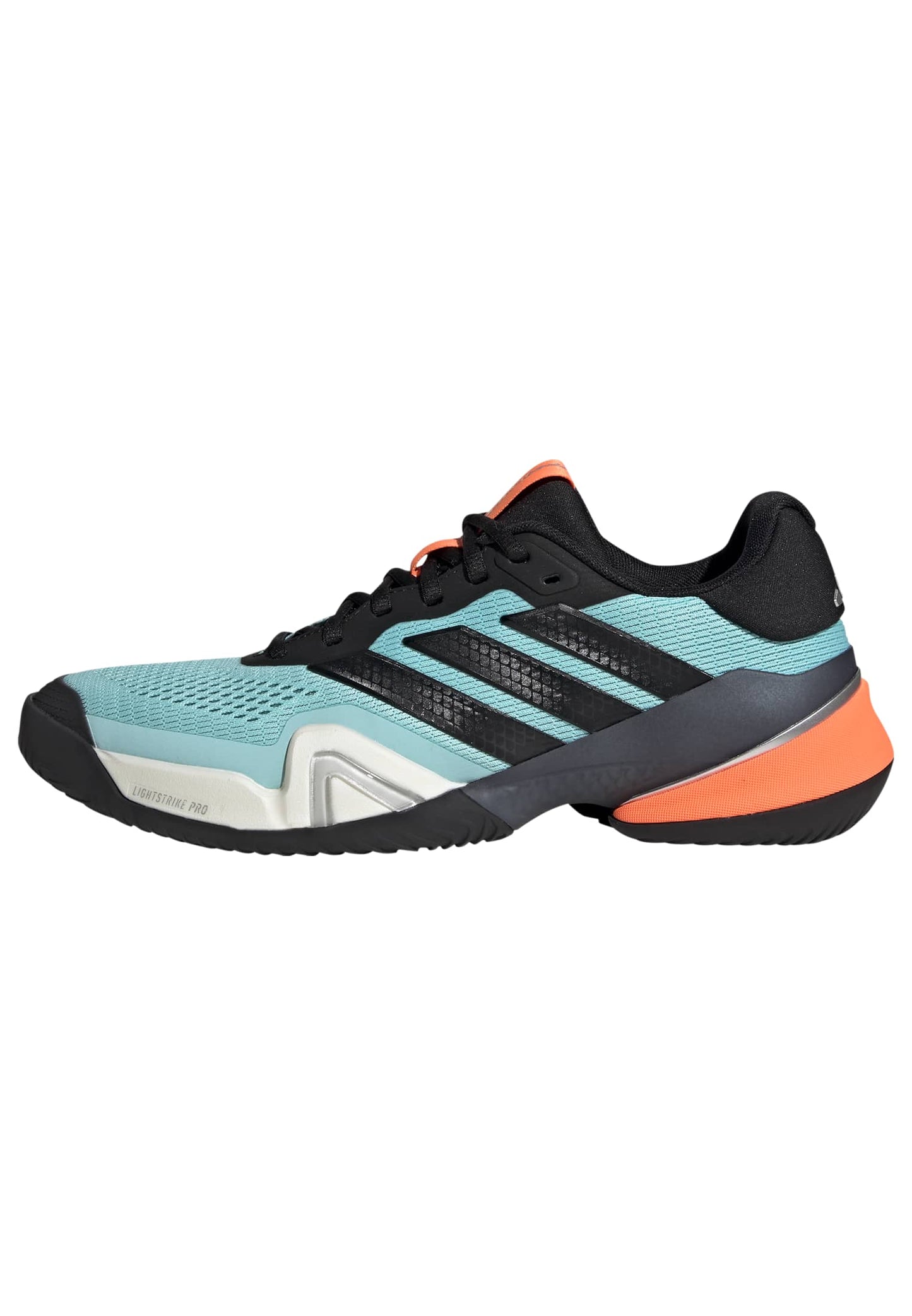 Adidas Barricade 14 Men Tennis Shoes Orange/Teal/Black JR1742