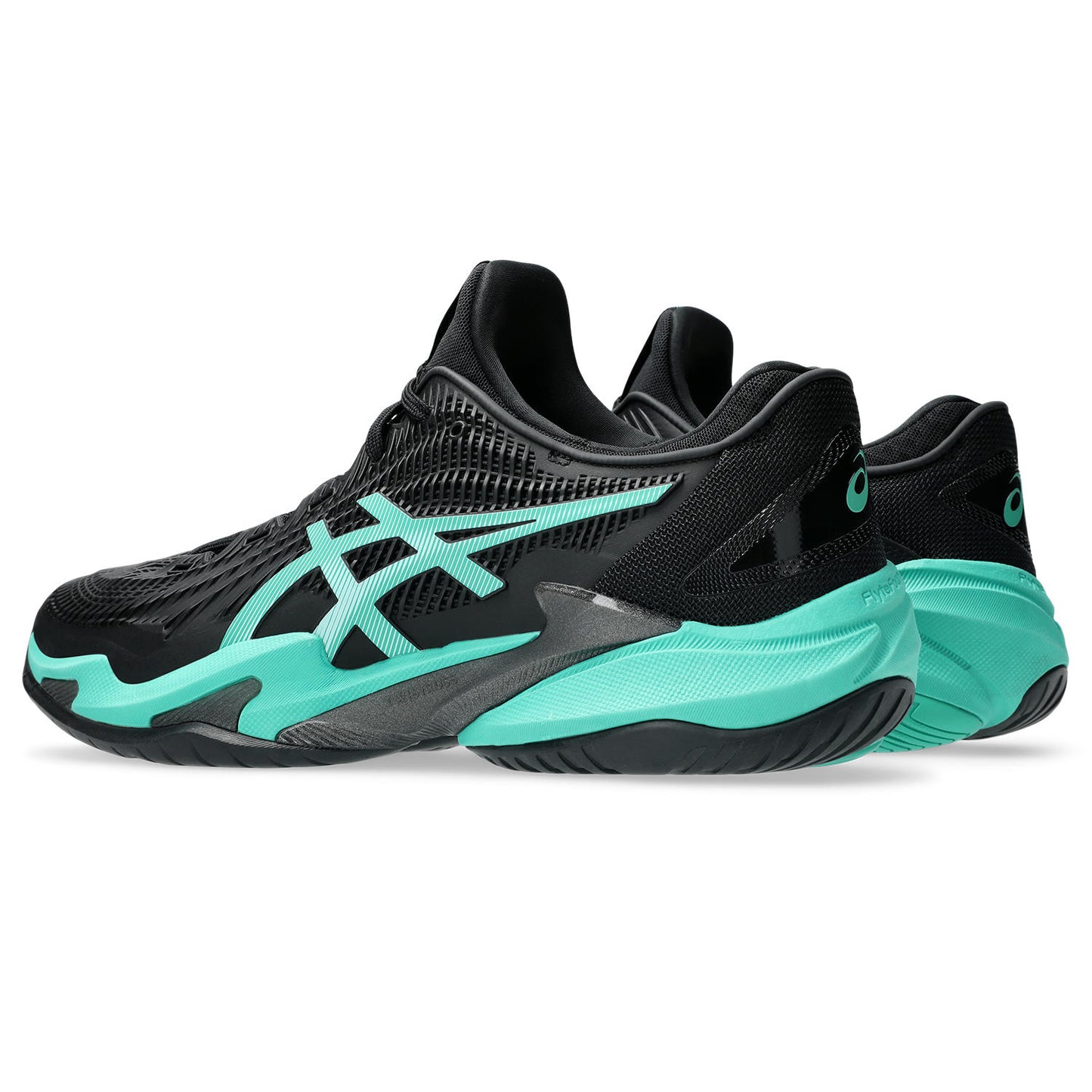 Asics Court FF 3 men's tennis shoes Black/Aurora 370.002
