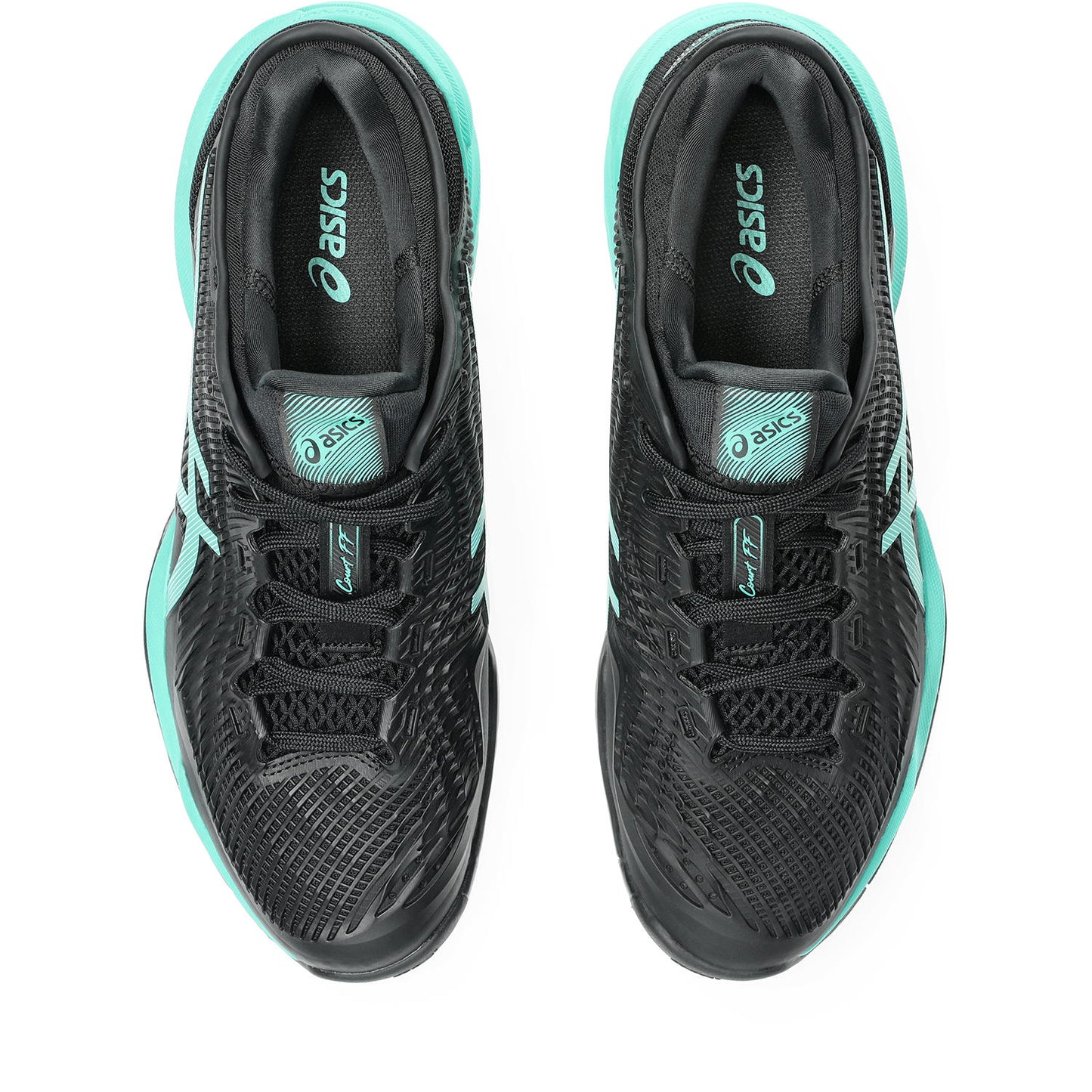 Asics Court FF 3 men's tennis shoes Black/Aurora 370.002