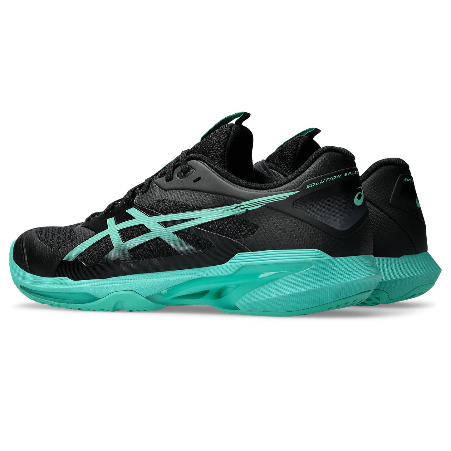 Asics Court FF 3 men's tennis shoes Black/Aurora 370.002