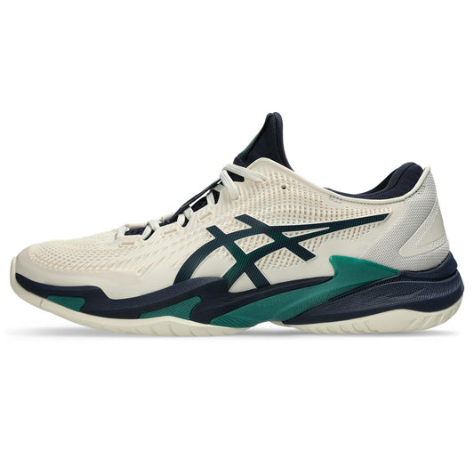 Asics Court FF 3 men's tennis shoes Cream/Green 370-105