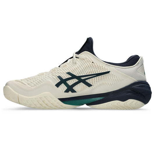Asics Court FF 3 men's tennis shoes Cream/Green 370-105