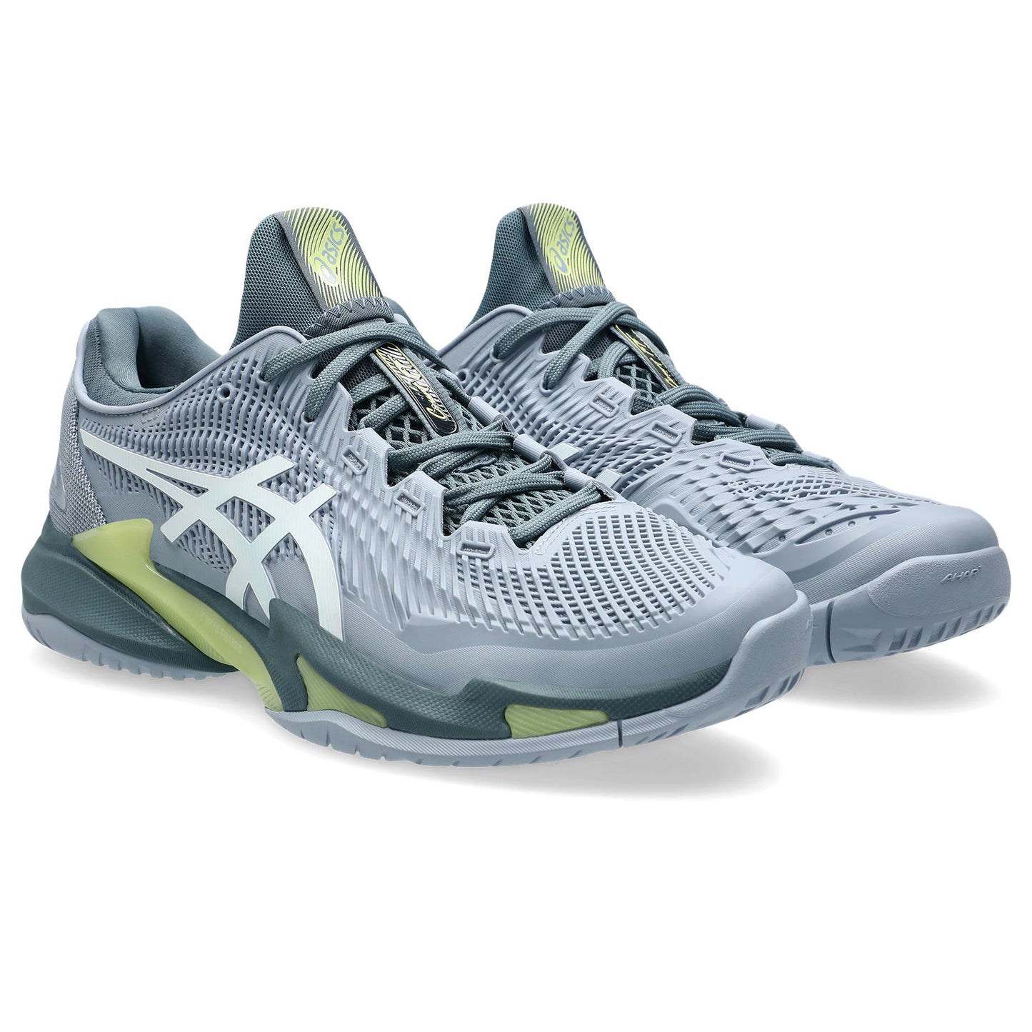 Asics Court FF 3 men's tennis shoes Grey/Blue 370-404