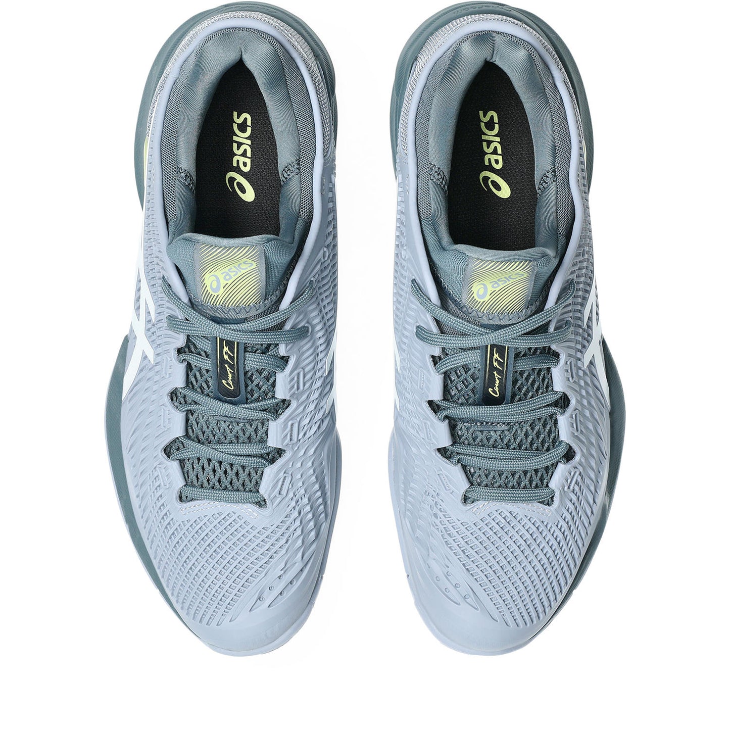 Asics Court FF 3 men's tennis shoes Grey/Blue 370-404