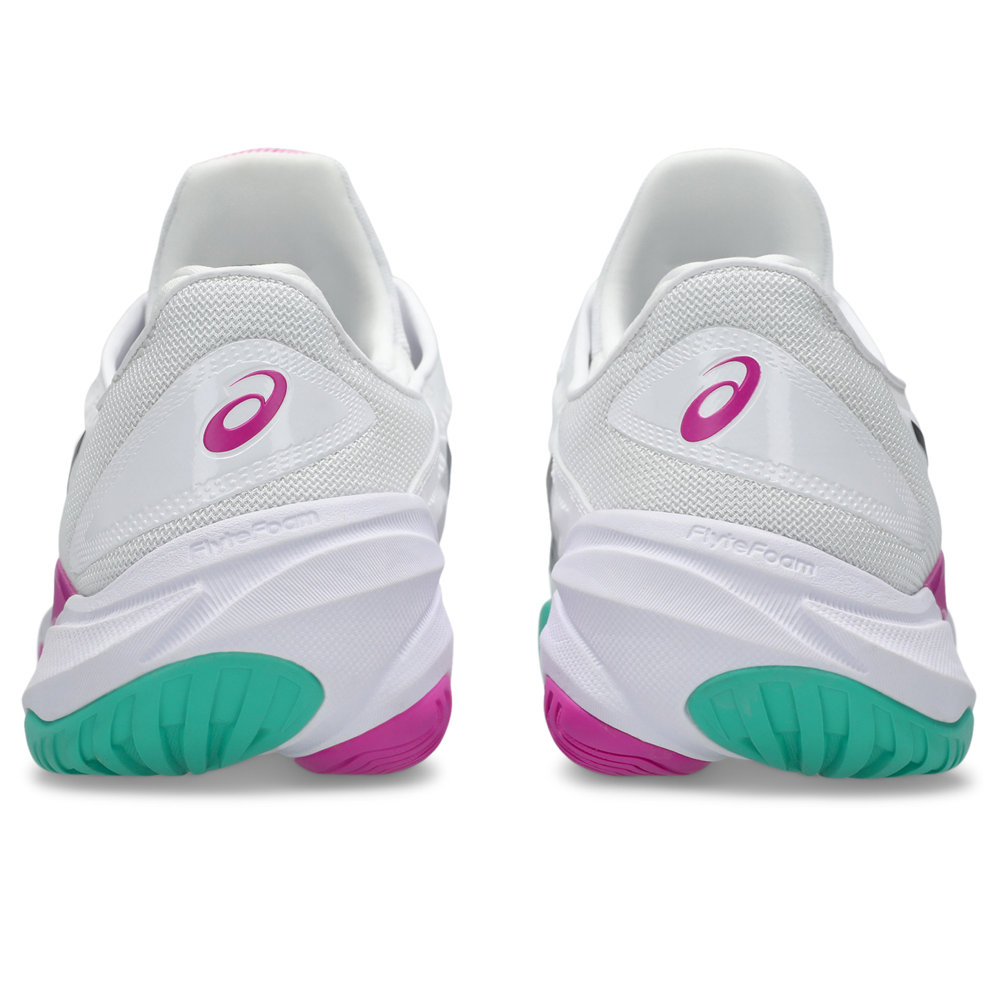 Asics Court FF 3 men's tennis shoes White/Digital Sakura 370-106 - VuTennis.com