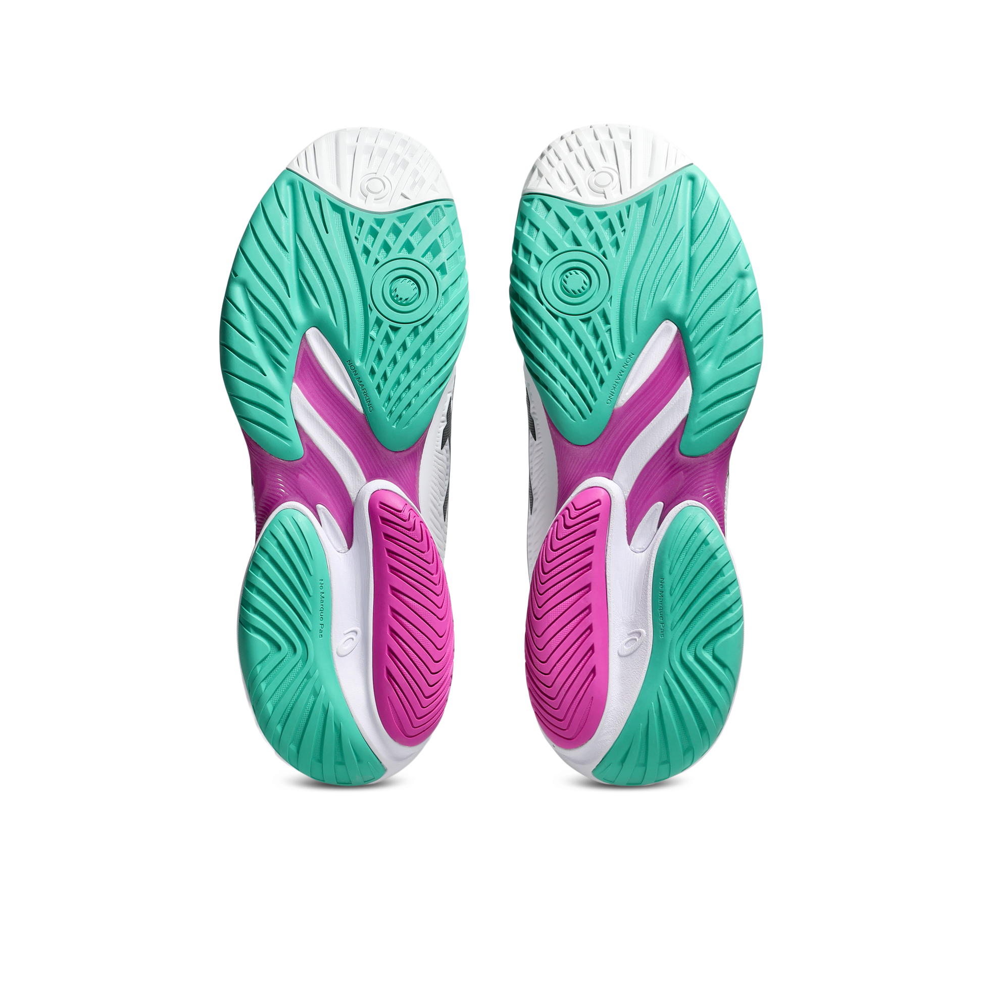 Asics Court FF 3 men's tennis shoes White/Digital Sakura 370-106 - VuTennis.com