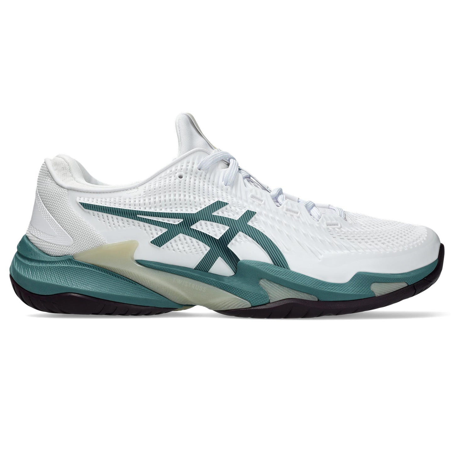 Asics Court FF 3 men's tennis shoes White/Teal 370.107