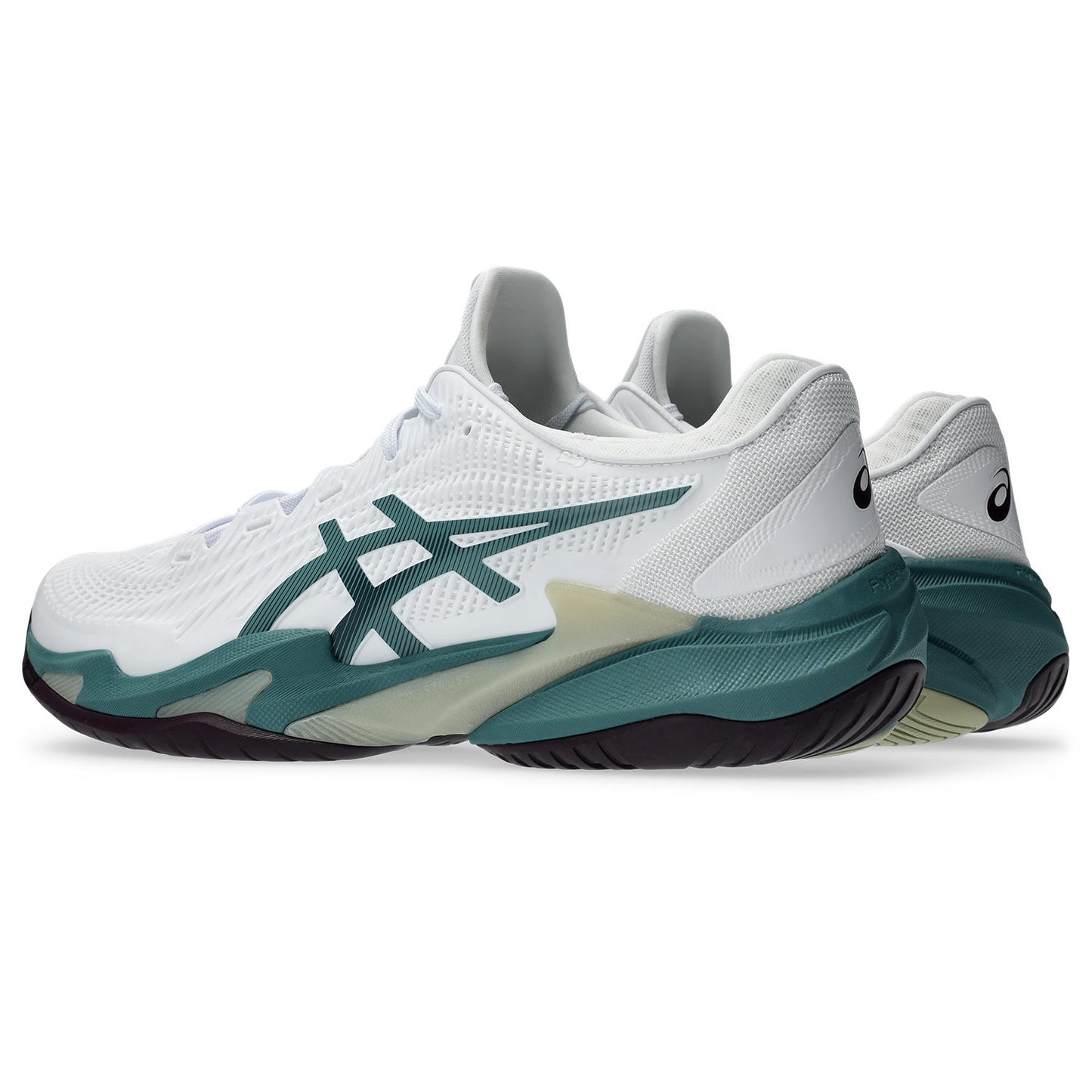 Asics Court FF 3 men's tennis shoes White/Teal 370.107