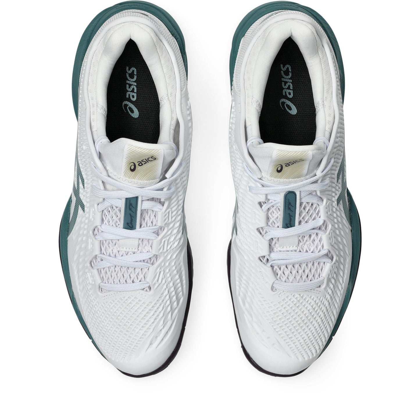 Asics Court FF 3 men's tennis shoes White/Teal 370.107