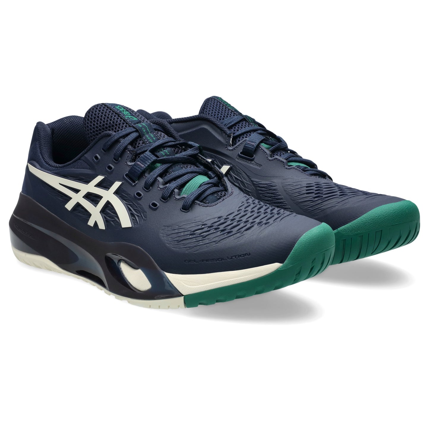 Asics Gel Resolution X Men tennis shoes Midnight/Cream 481-400