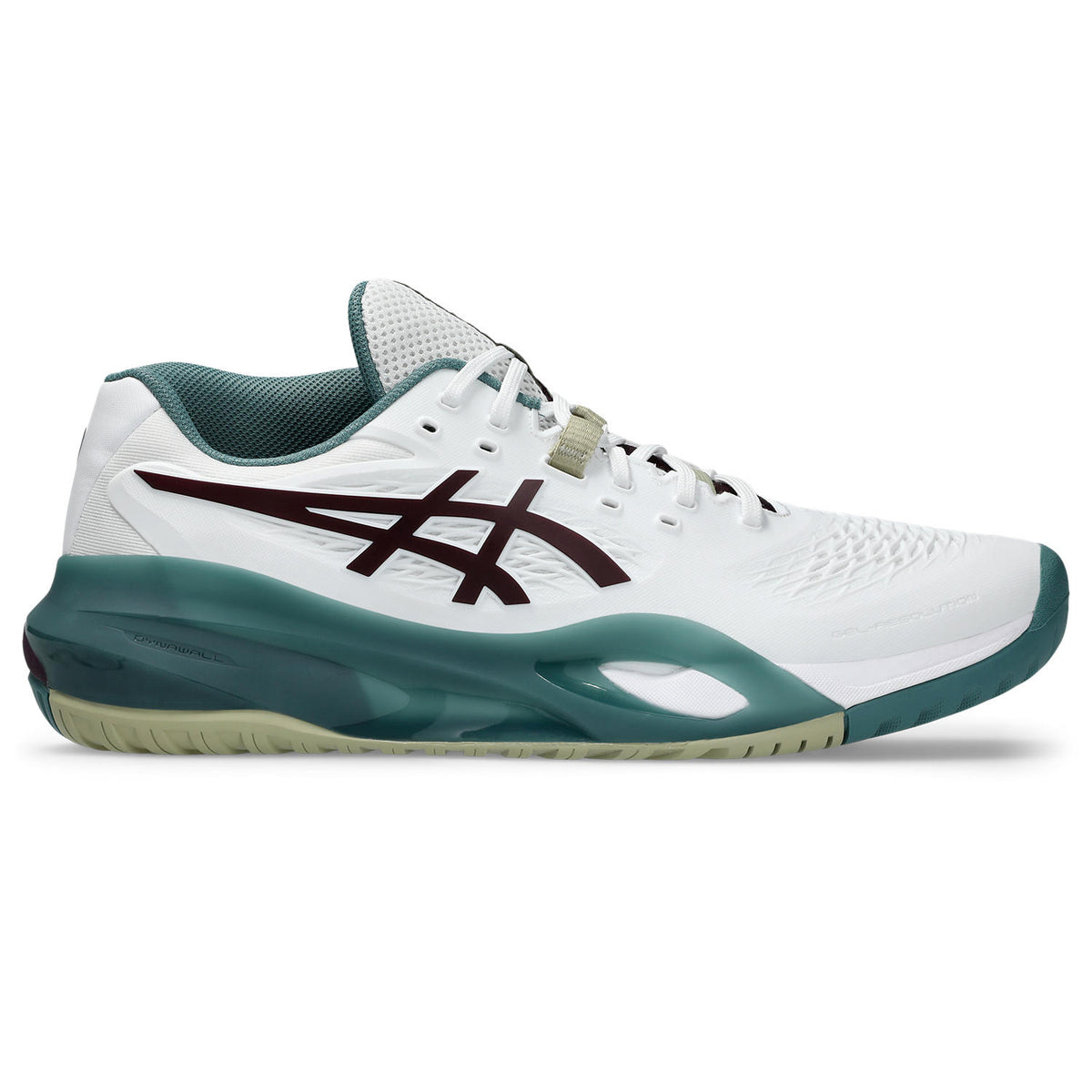 Asics Gel Resolution X Men tennis shoes White/Aubergine 481.104