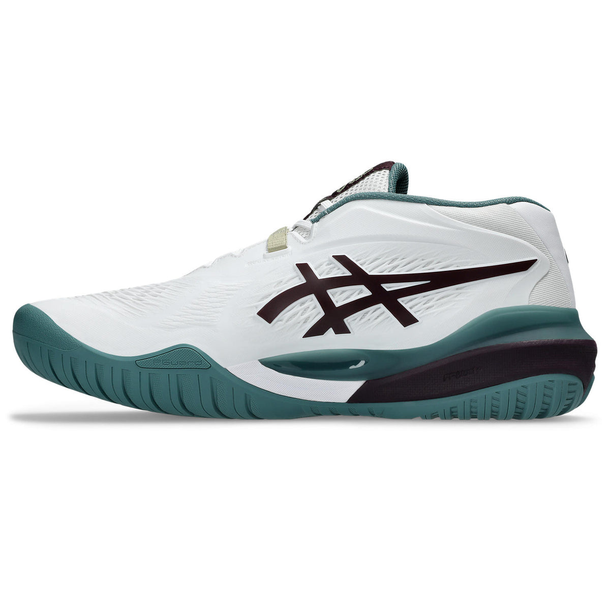 Asics Gel Resolution X Men tennis shoes White/Aubergine 481.104
