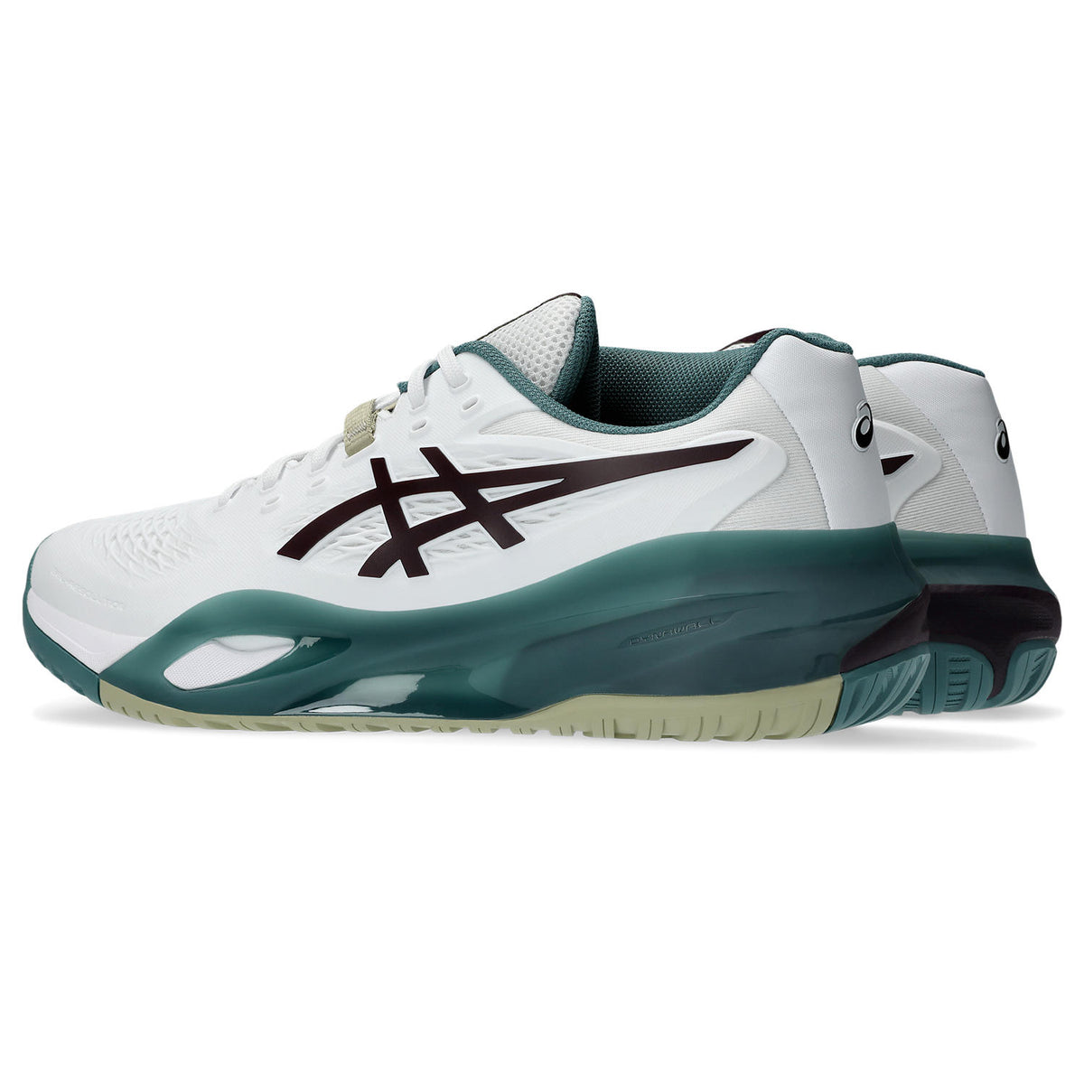 Asics Gel Resolution X Men tennis shoes White/Aubergine 481.104