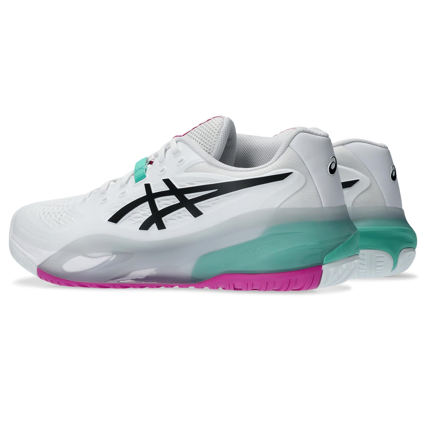 Asics Gel Resolution X Men tennis shoes White/Aurora 481-103