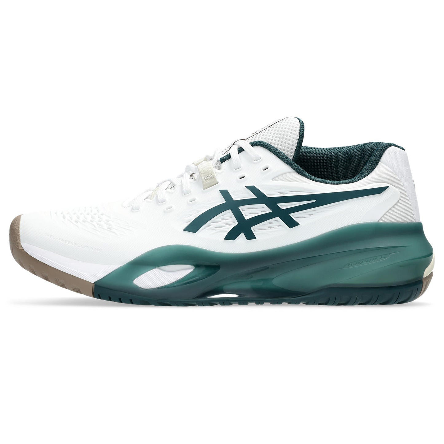 Asics Gel Resolution X Men tennis shoes White/Green