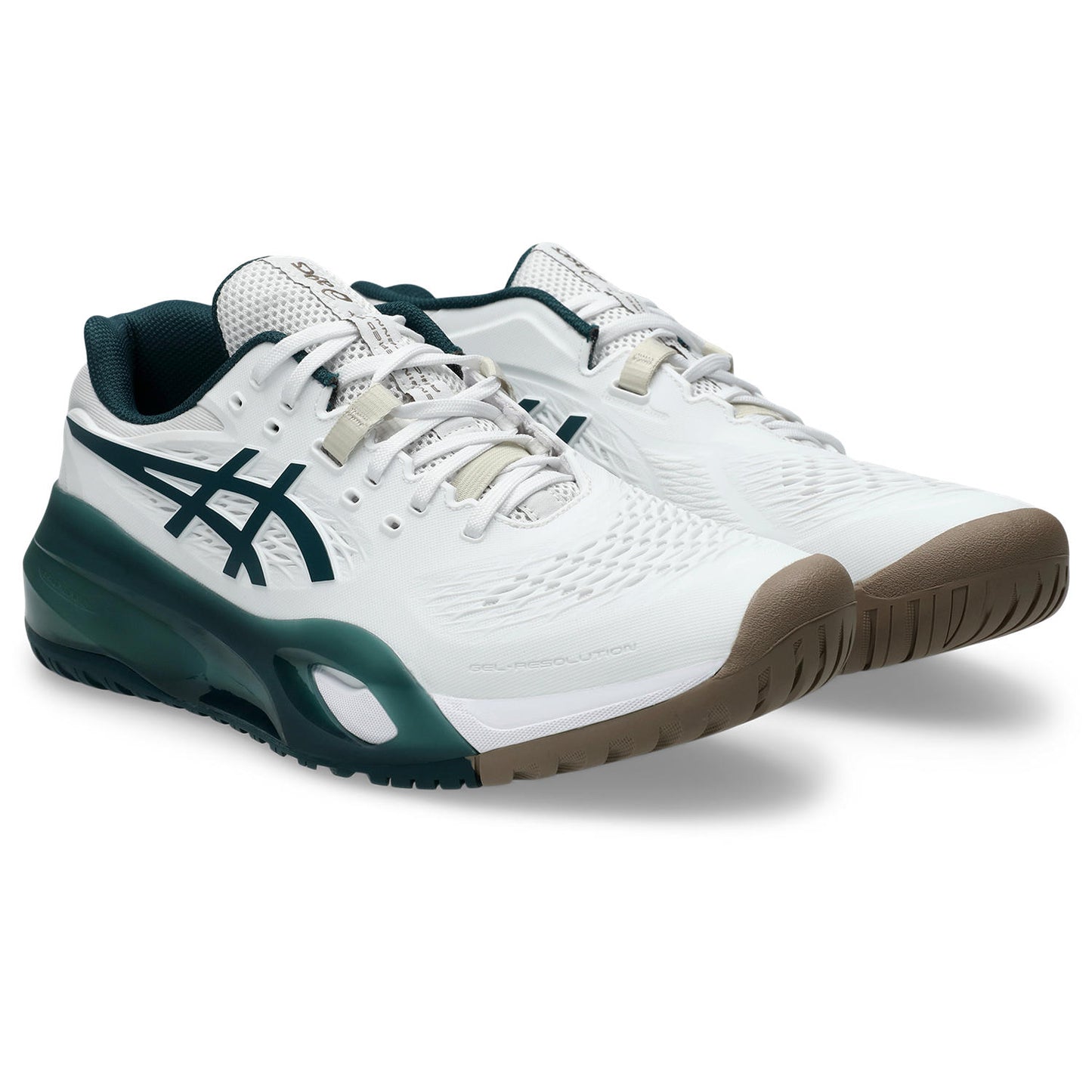 Asics Gel Resolution X Men tennis shoes White/Green