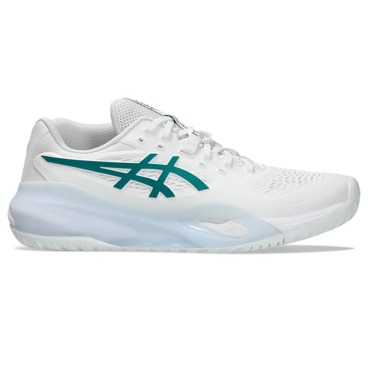 Asics Gel Resolution X Men tennis shoes White/Green 481-102