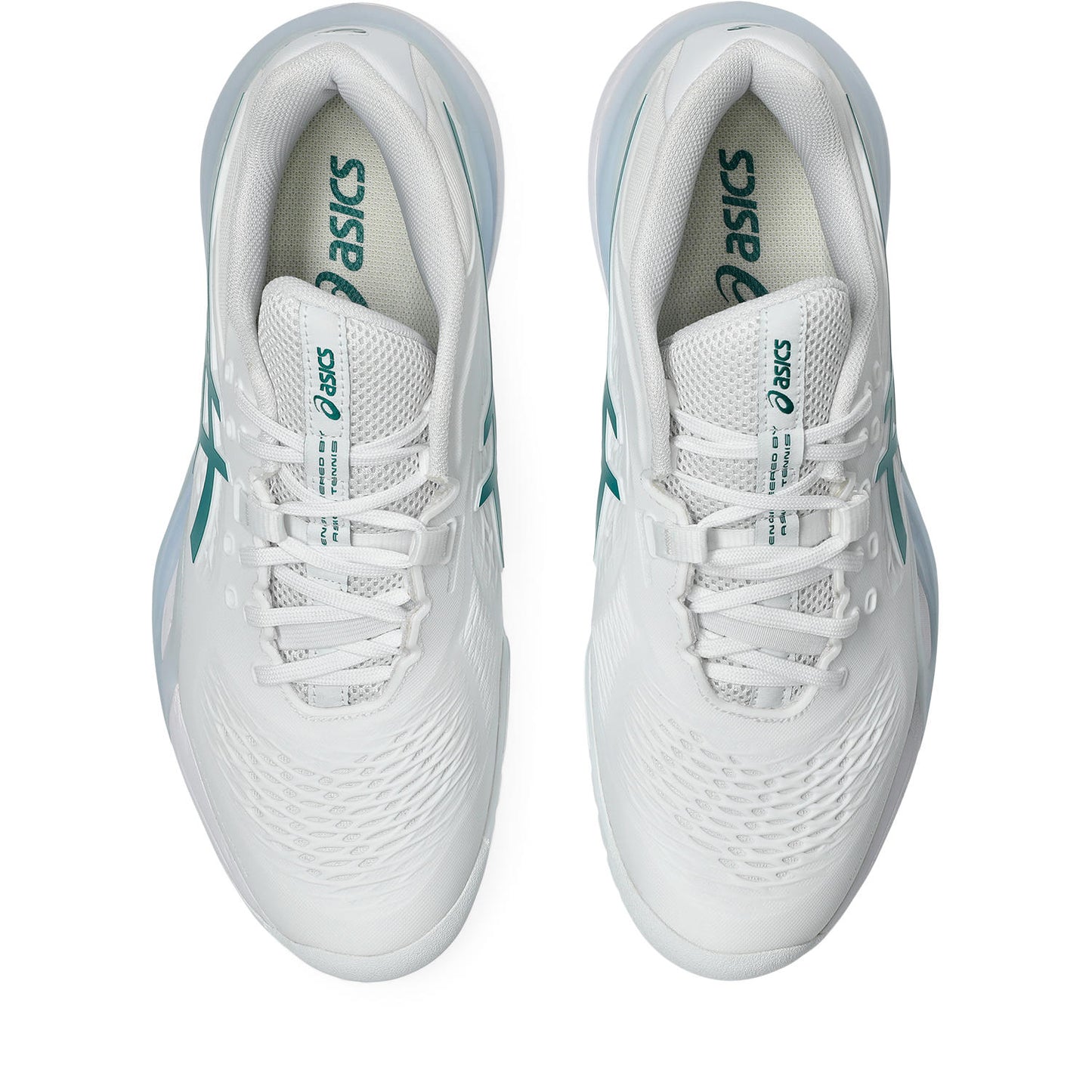 Asics Gel Resolution X Men tennis shoes White/Green 481-102