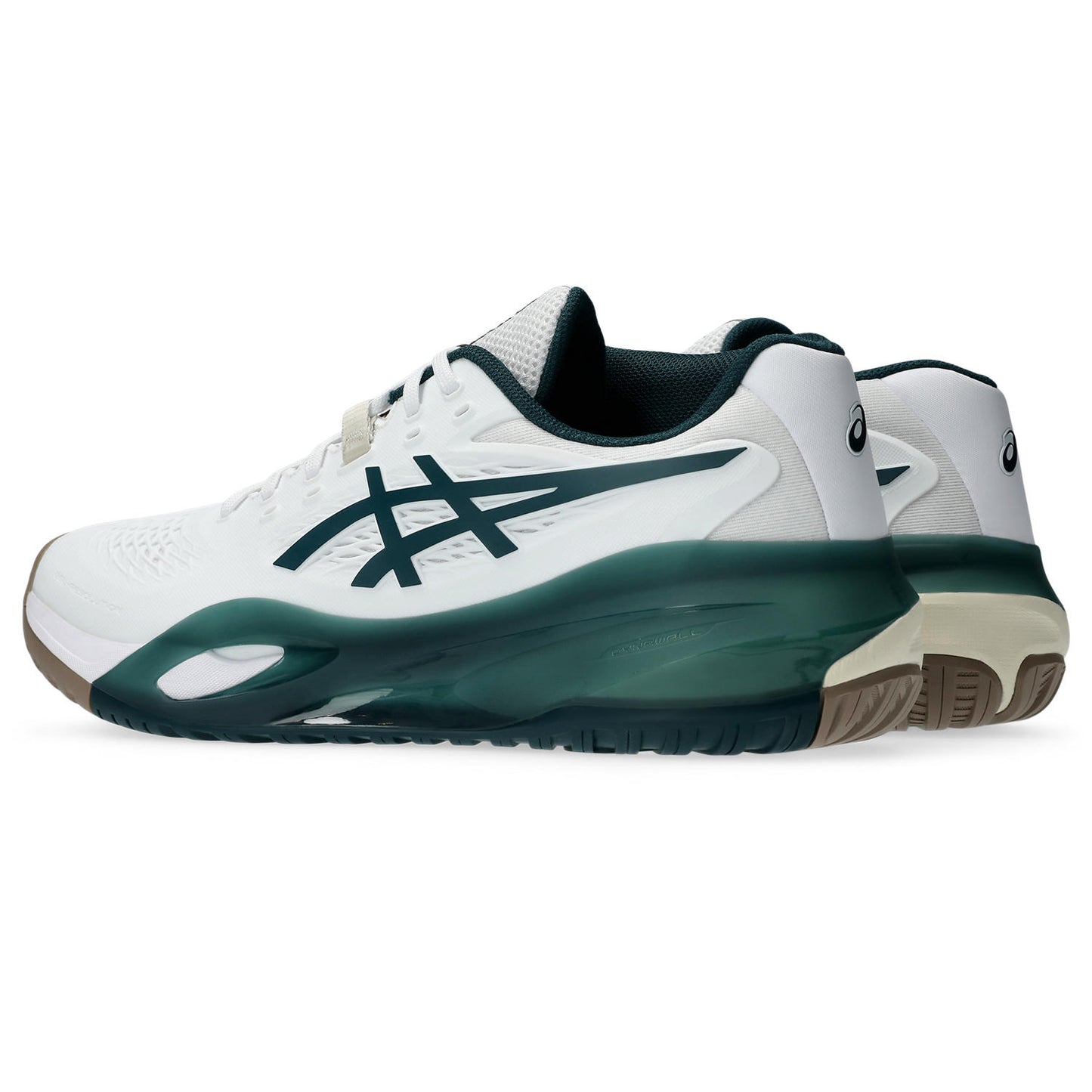 Asics Gel Resolution X Men tennis shoes White/Green