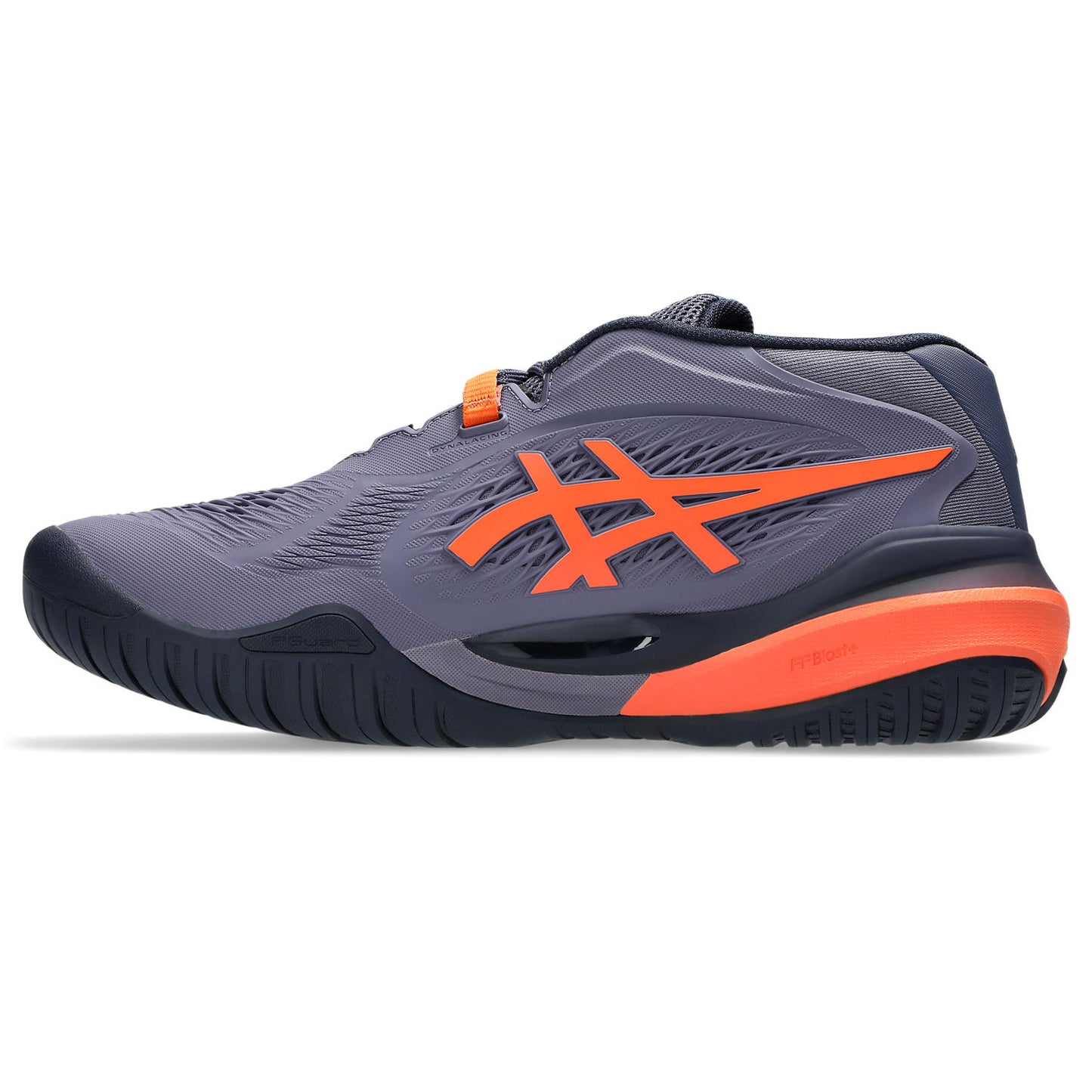 Asics Gel Resolution X Wide Men tennis shoes Grey/Orange