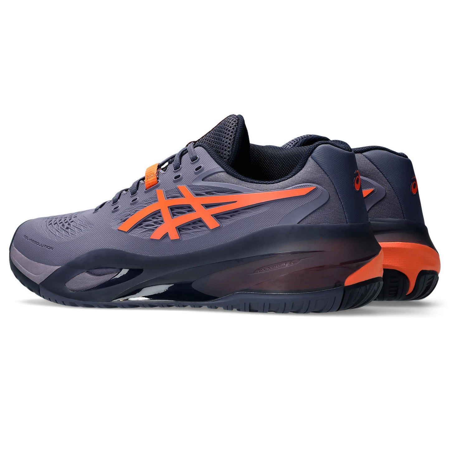 Asics Gel Resolution X Wide Men tennis shoes Grey/Orange