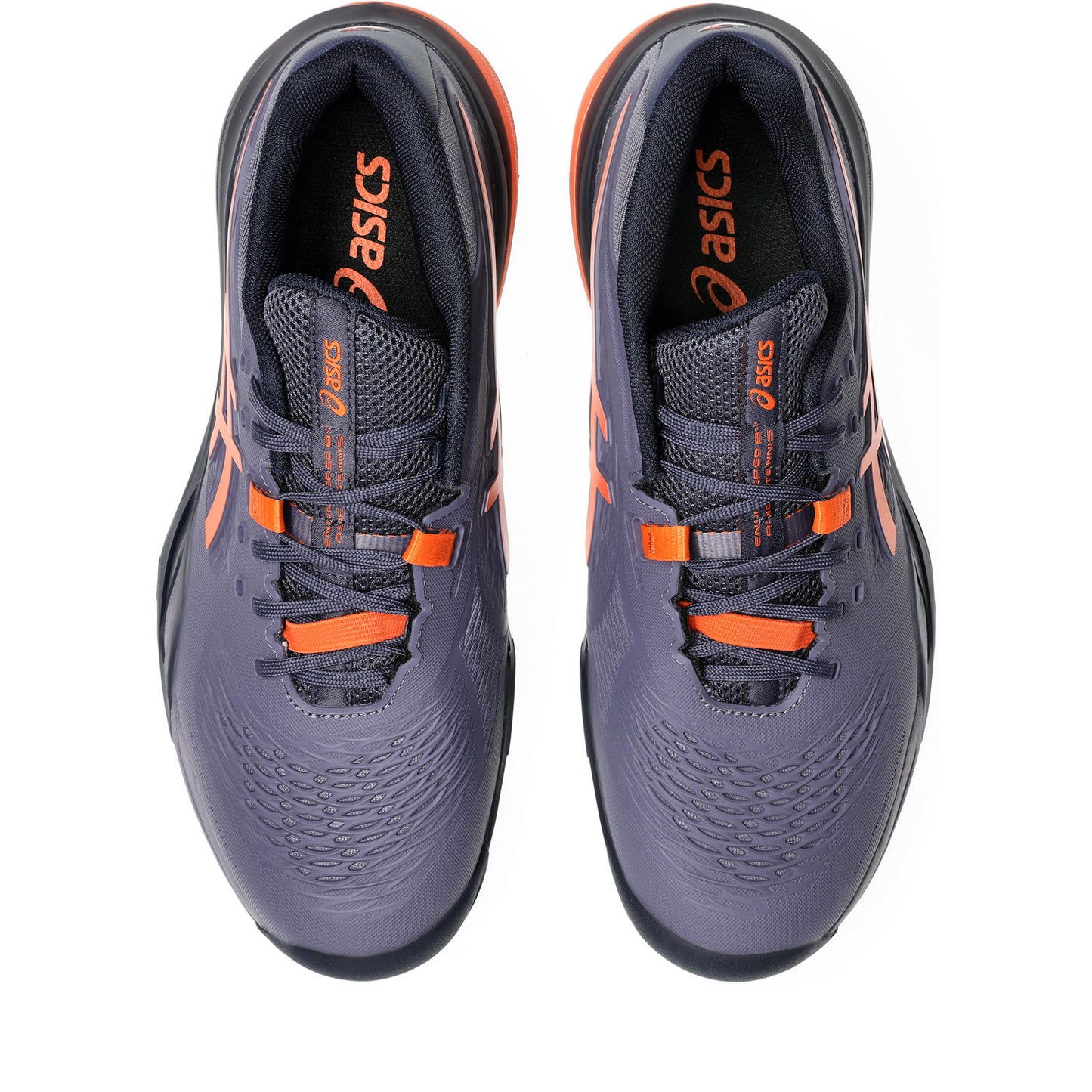 Asics Gel Resolution X Wide Men tennis shoes Grey/Orange