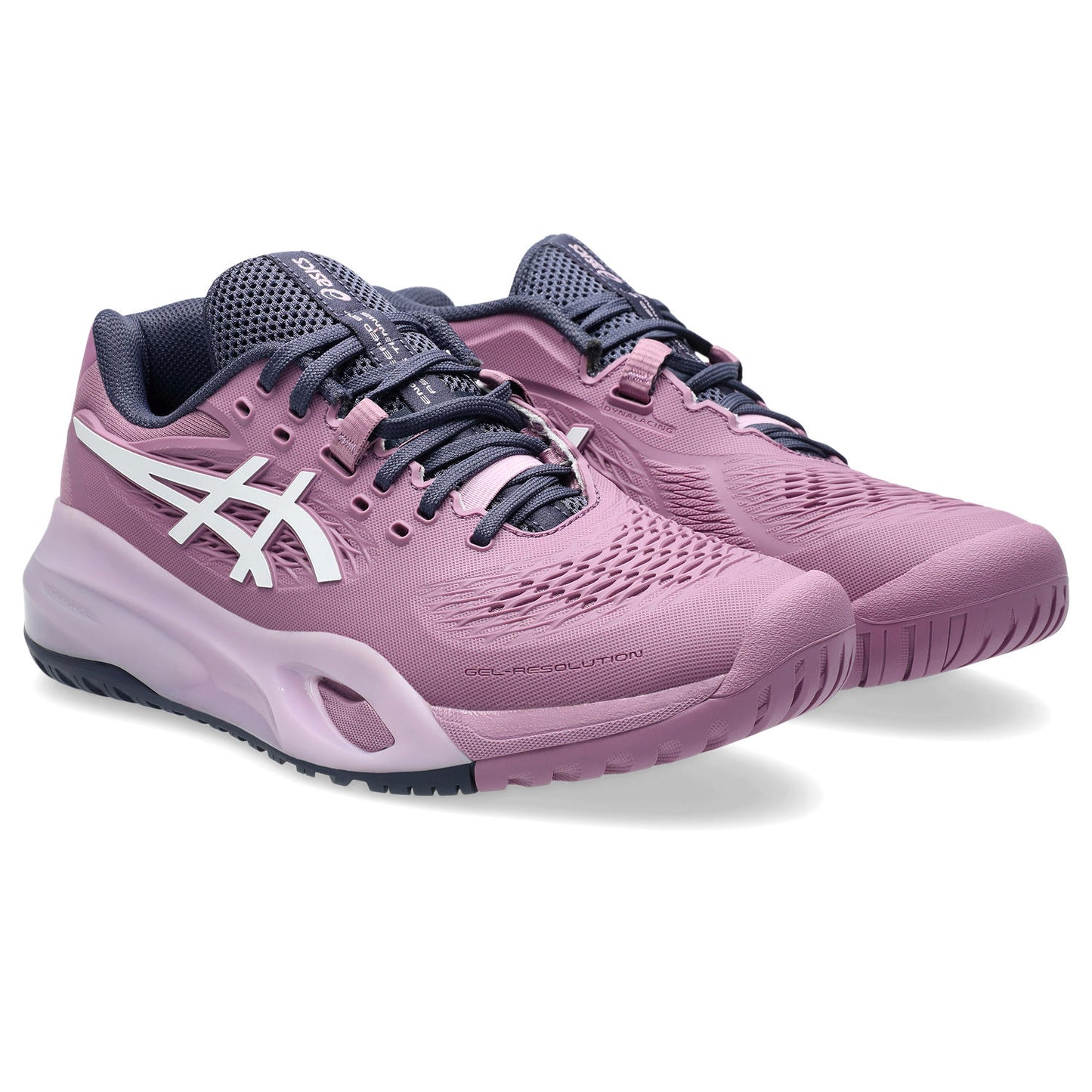 Asics Gel Resolution X Women tennis shoes Ube/White