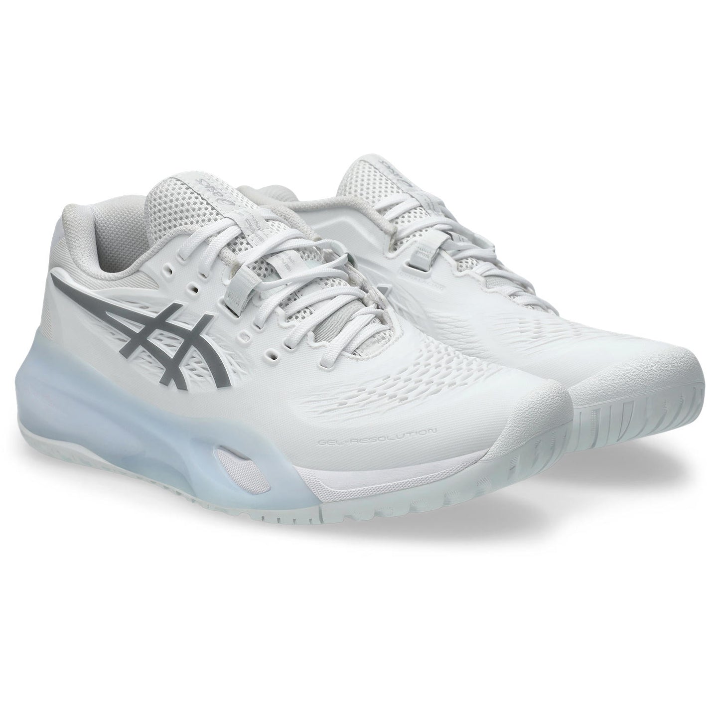 Asics Gel Resolution X Women tennis shoes White/Silver