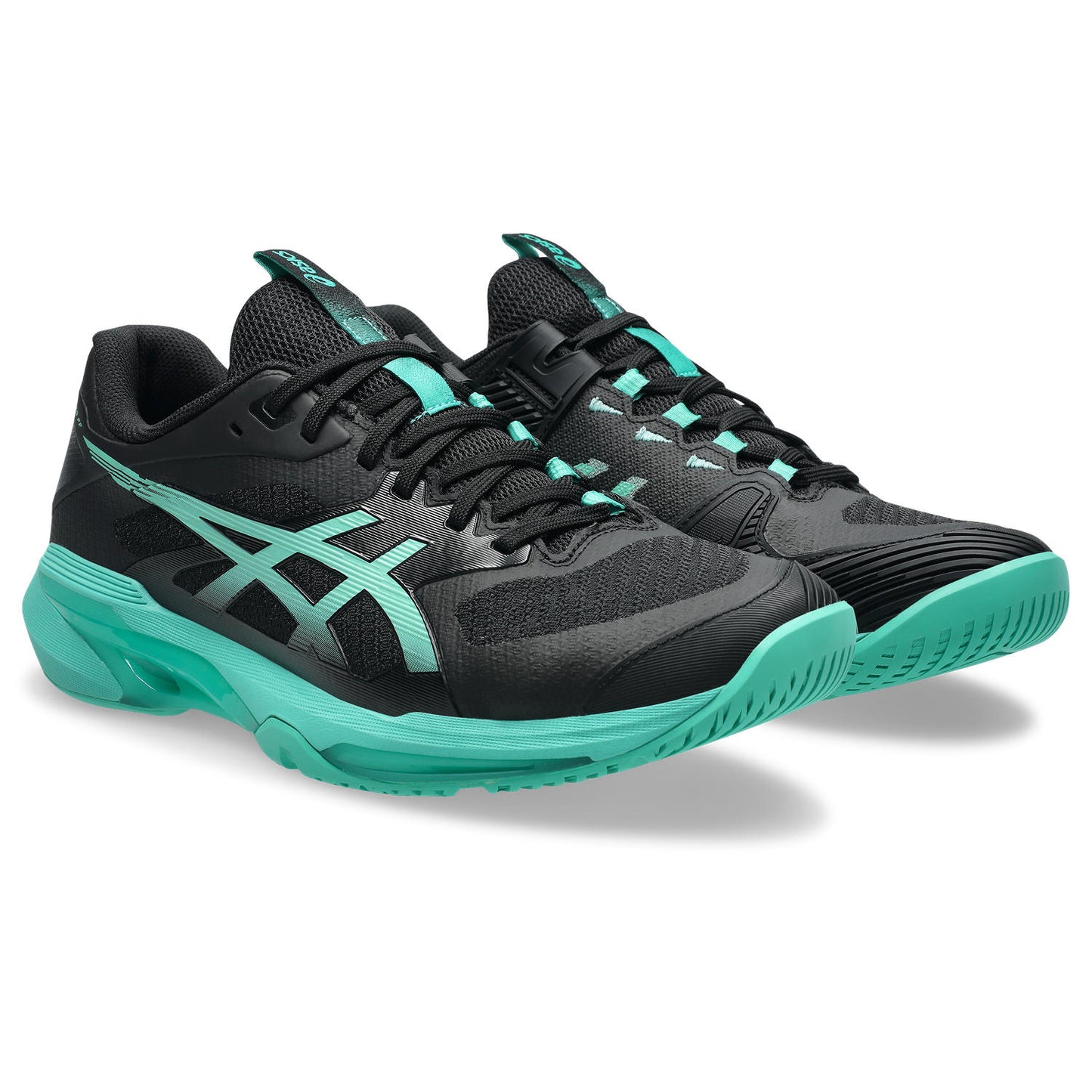 Asics Solution Speed FF 4 men's tennis shoes Black/Green 532.001