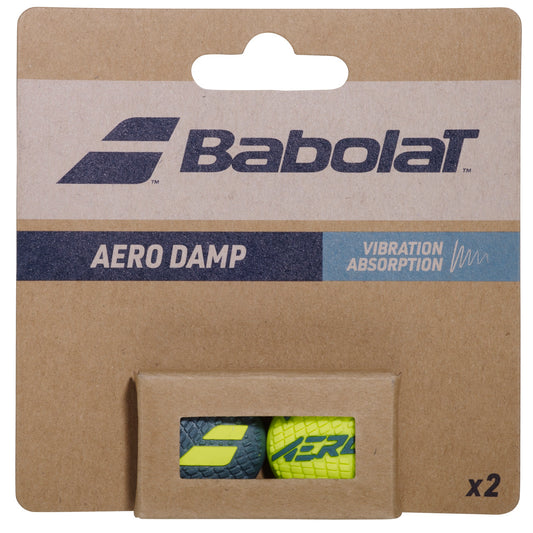 Babolat Aero Damp Gray/Yellow Vibration Dampener