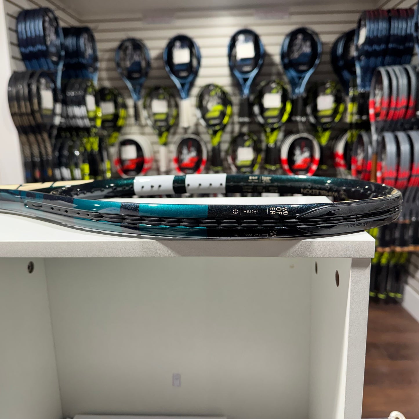 Babolat EVO Drive 115 Wimbledon gripsize 4 0/8 (Condition 9/10) 1217-6