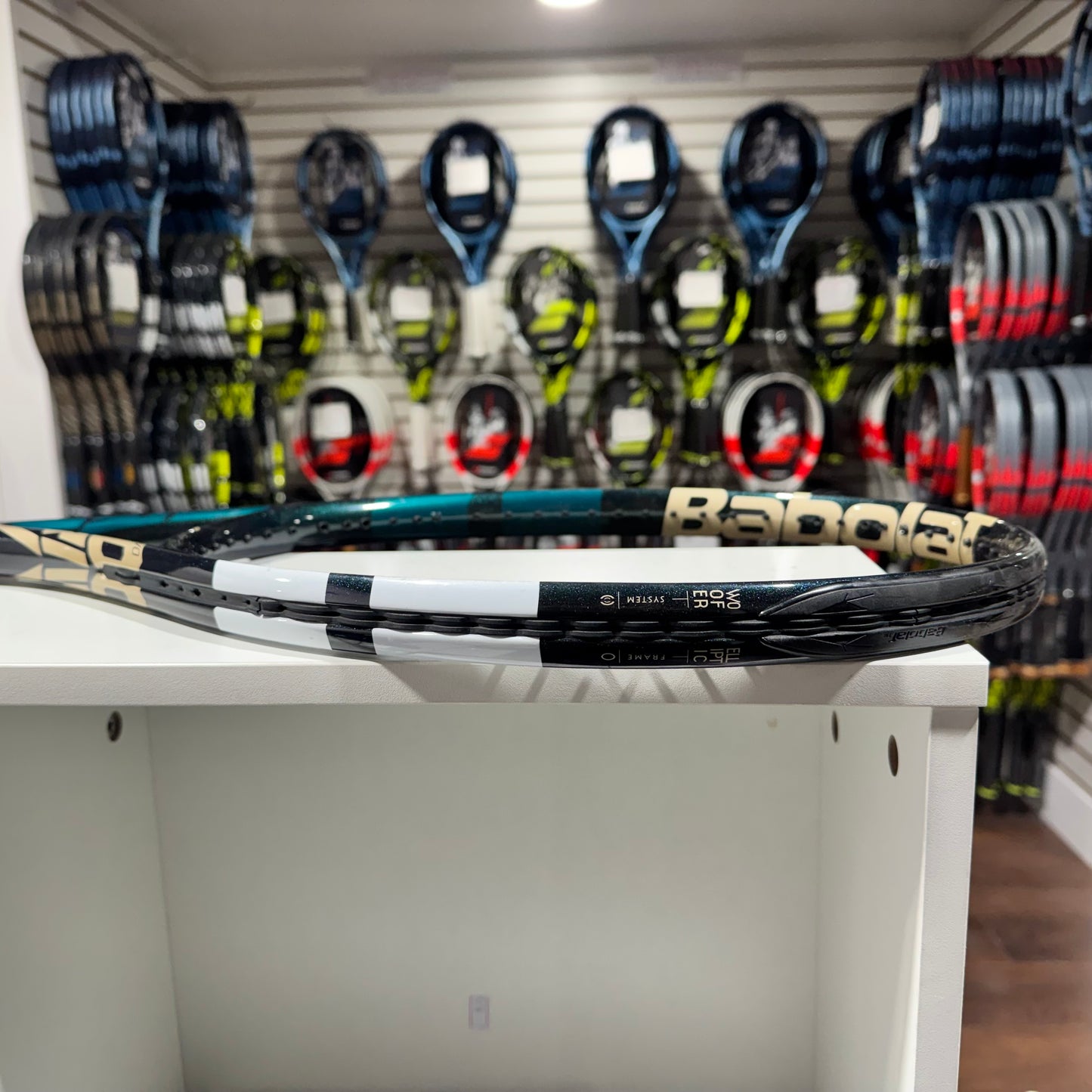 Babolat EVO Drive 115 Wimbledon gripsize 4 0/8 (Condition 9/10) 1217-6