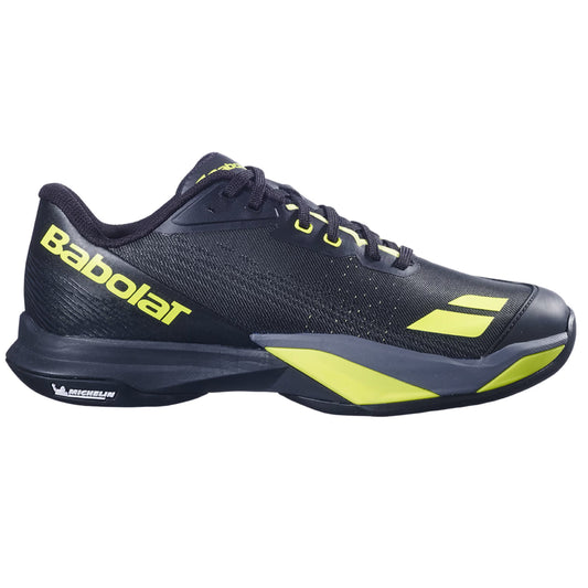 Babolat Jet Mach 4 Men Tennis Shoes - Black/Aero