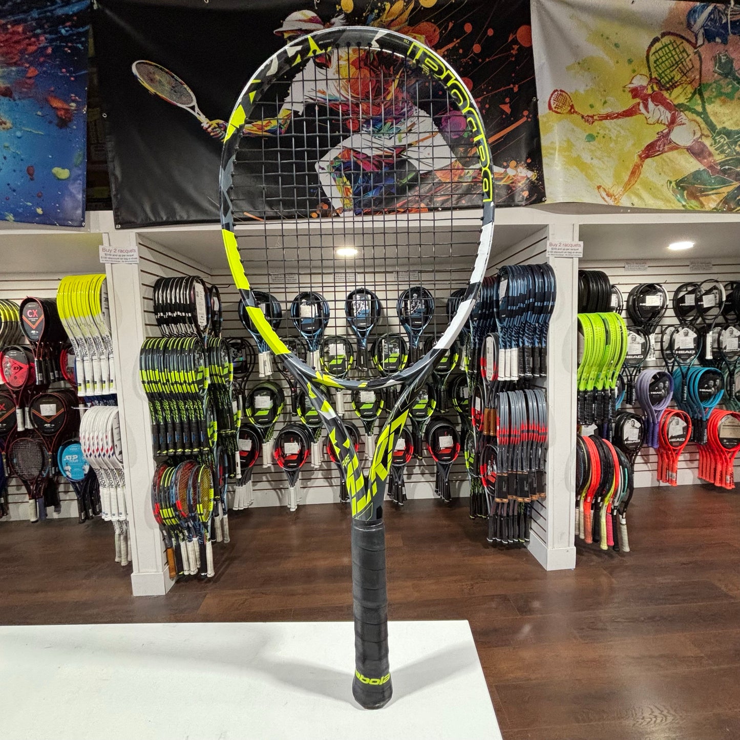 Babolat Pure Aero gripsize 4 3/8 (Condition 7/10) 0826-4