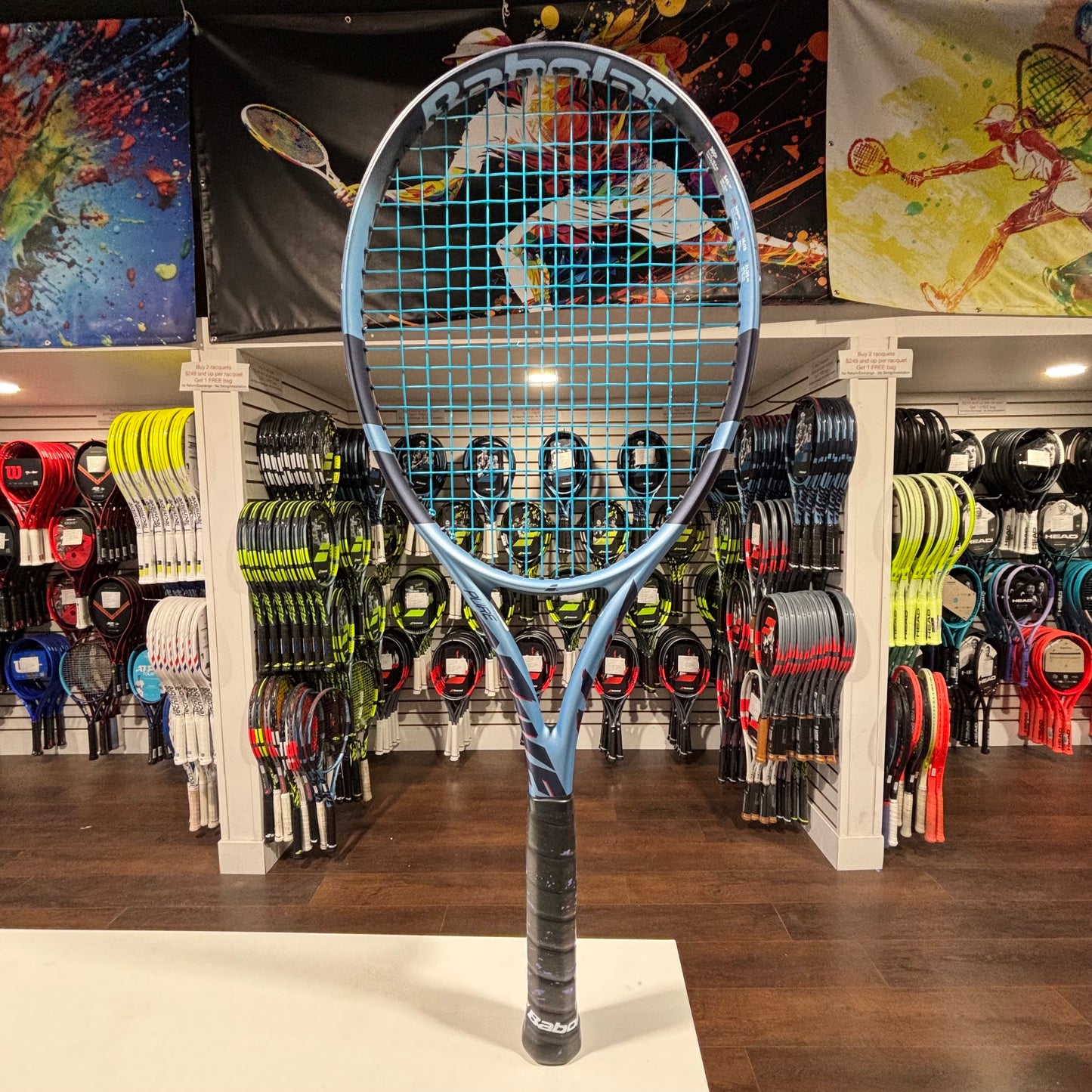 Babolat Pure Drive Plus gripsize 4 3/8 (Condition 9/10) 0417-09