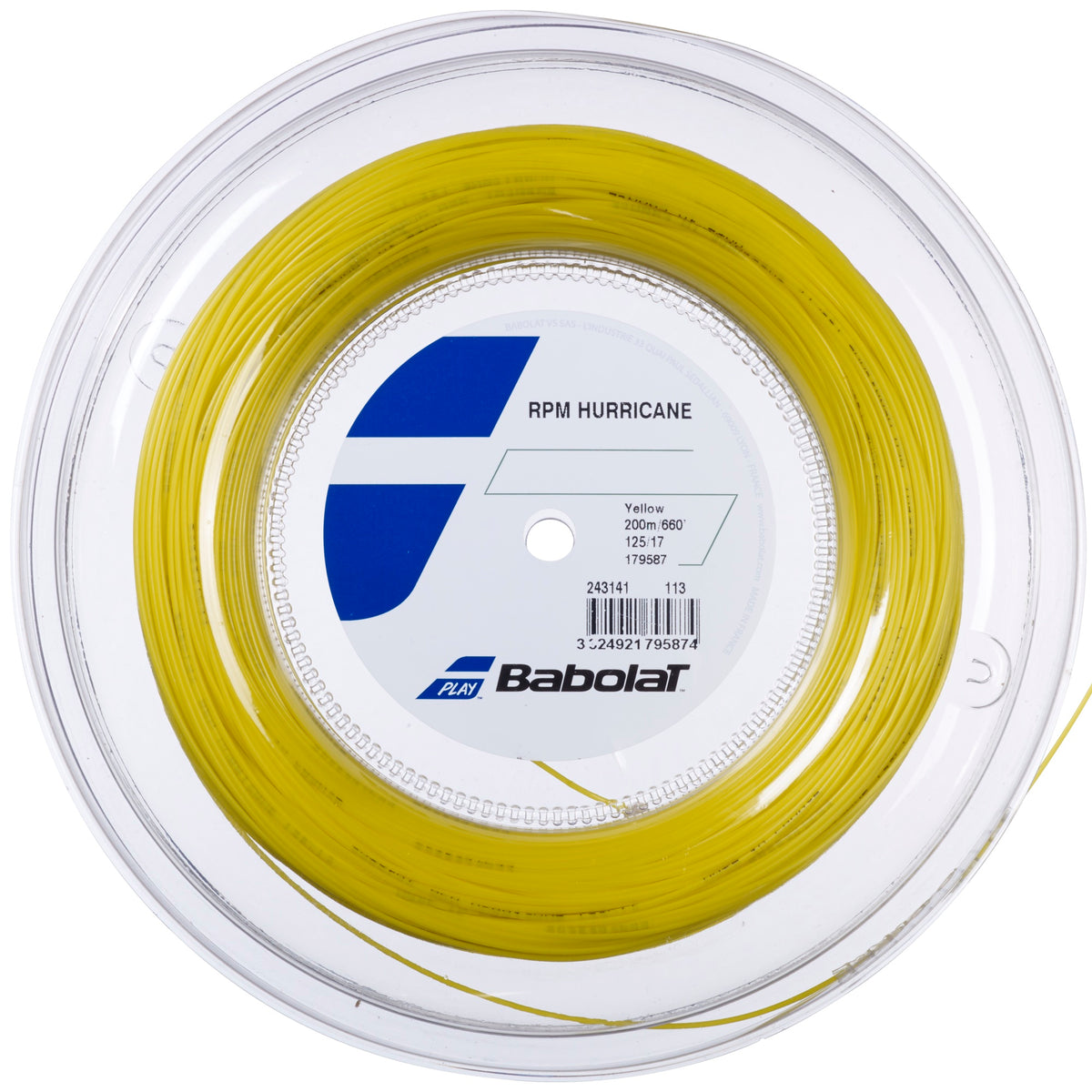 Babolat Rpm String Color Babolat RPM Hurricane Yellow Tennis String – Racquetstore.com
