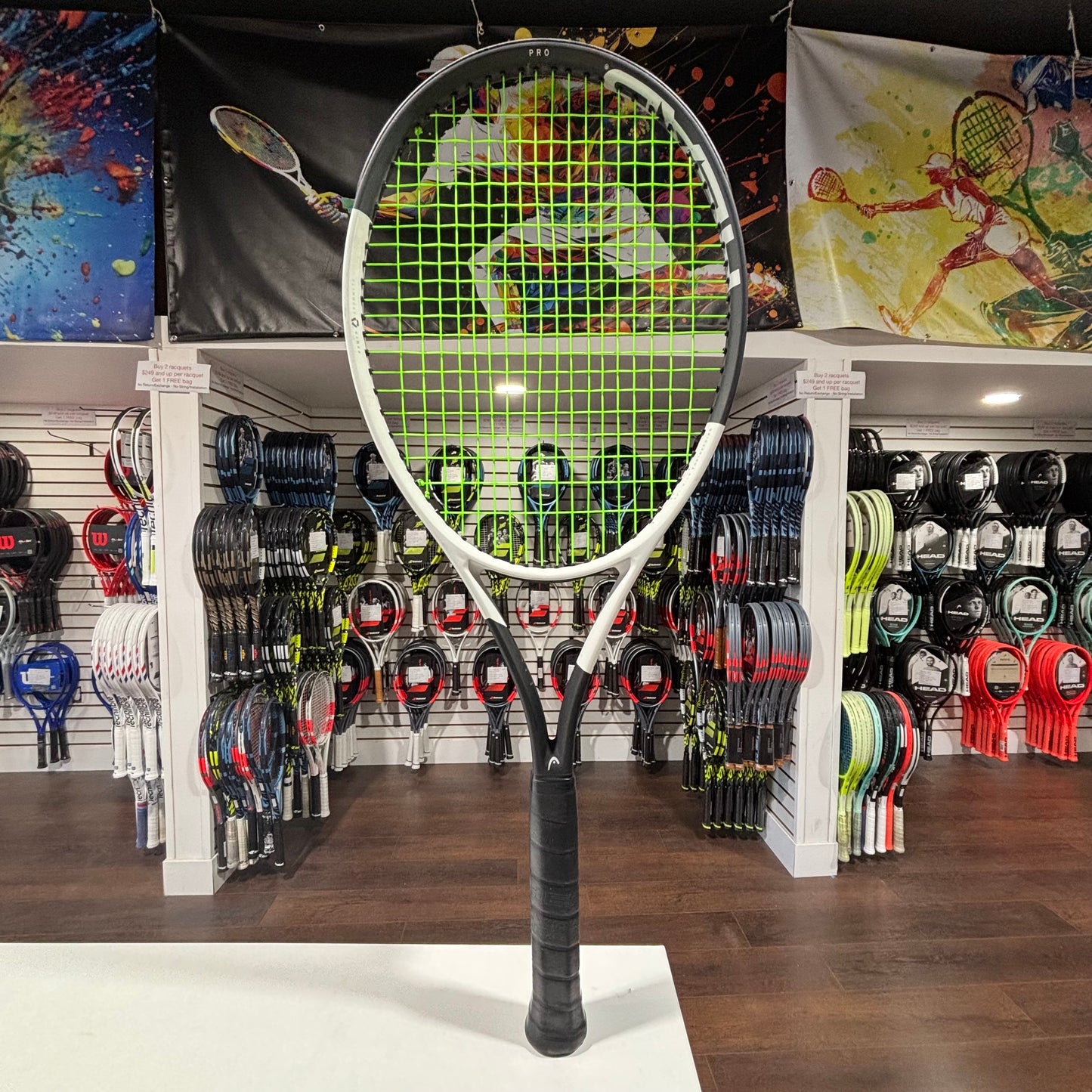 Head Auxetic 2 Speed Pro gripsize 4 3/8 (Condition 9/10) 0204-4