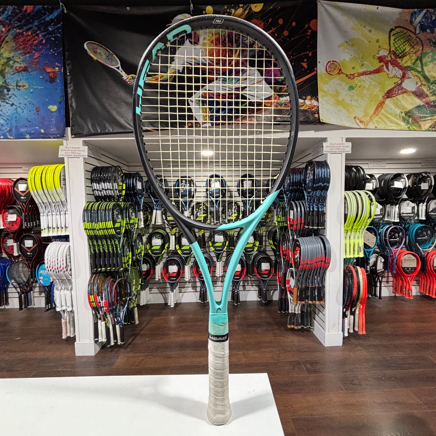 Head Auxetic Boom Pro gripsize 4 1/4 (Condition 8/10) 0417-12
