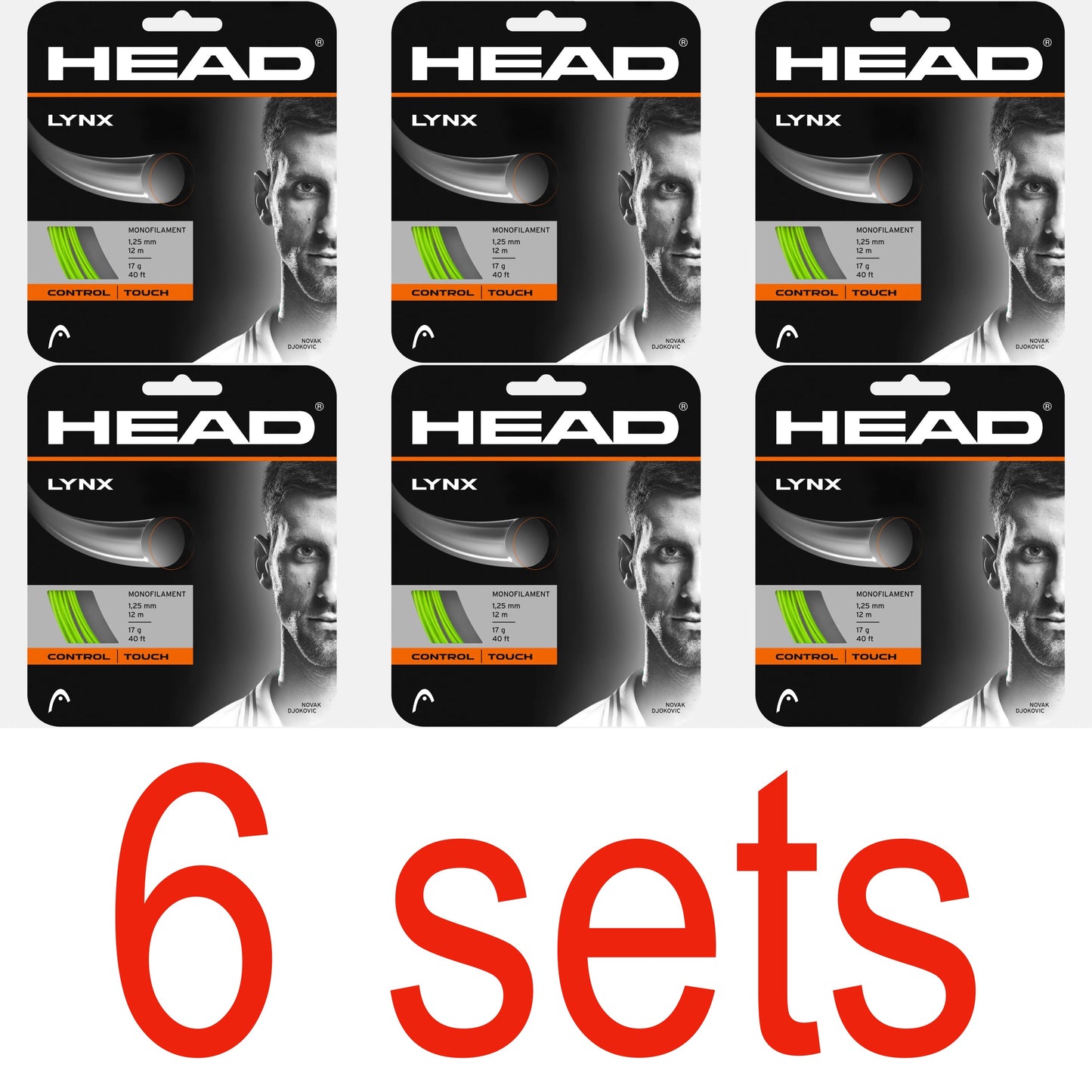 Head Lynx Tennis String - Green