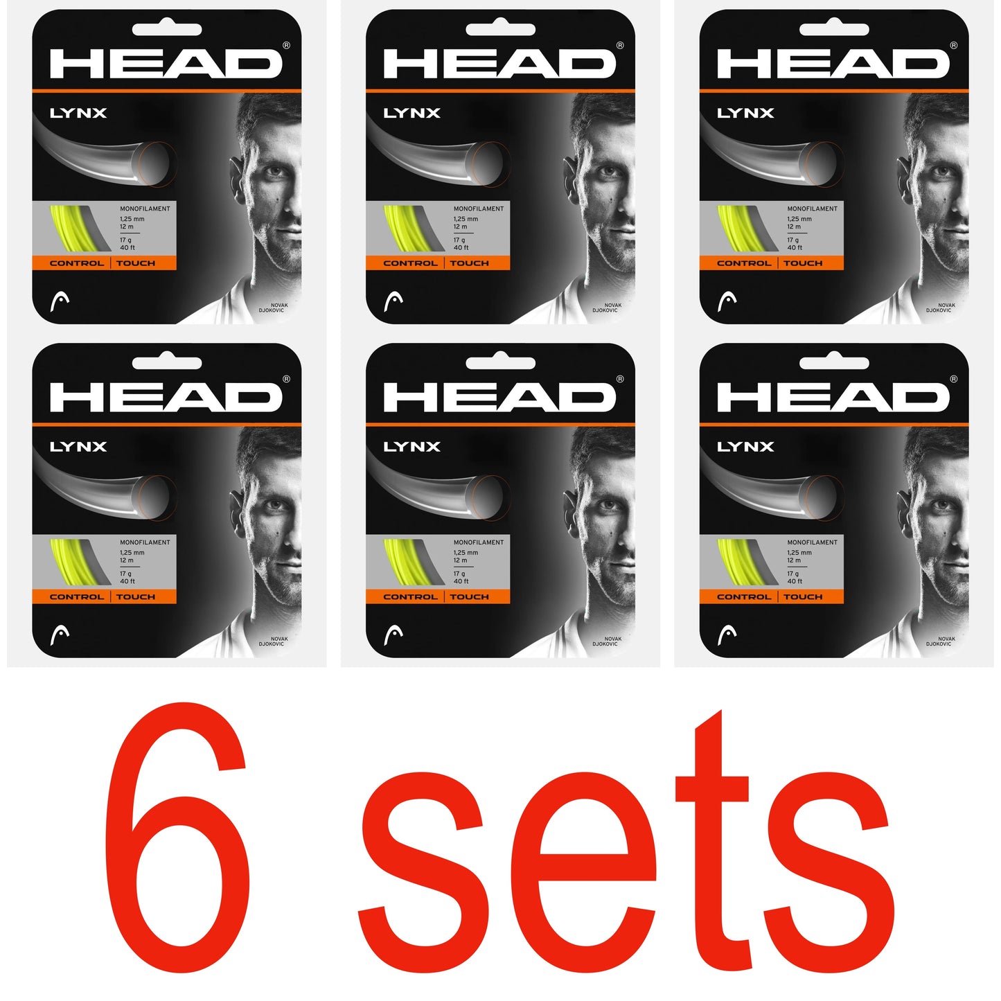 Head Lynx Tennis String - Yellow - VuTennis.com