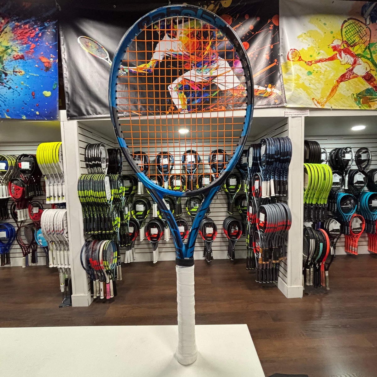 Babolat Pure Drive gripsize 4 1/8 (Condition 6/10) 1001-3