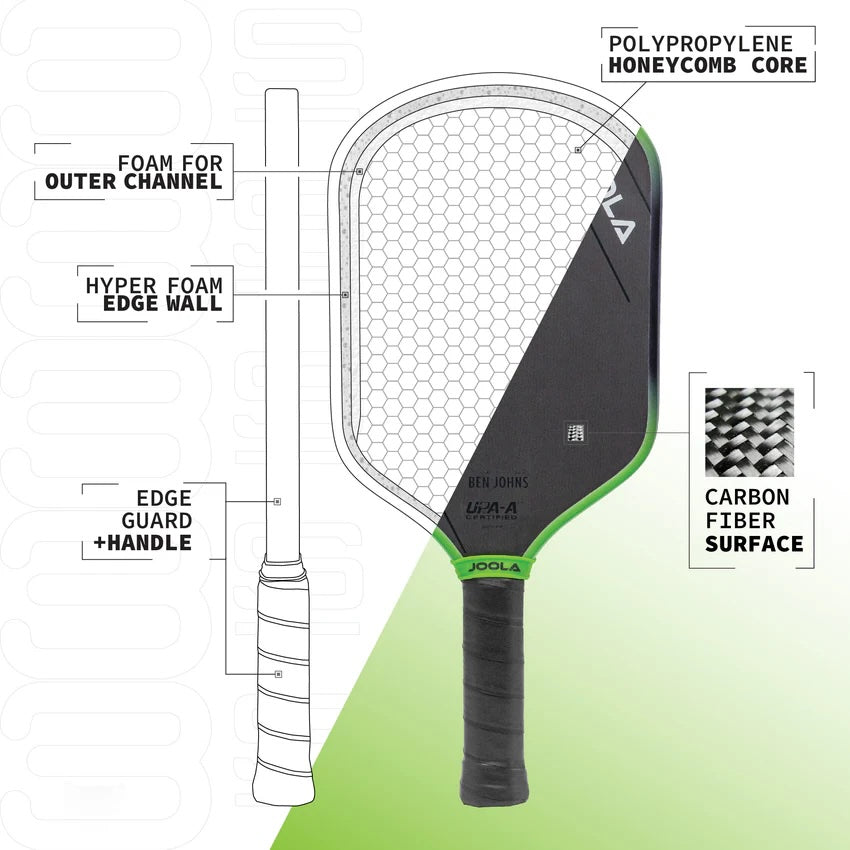 Joola Ben Johns Hyperion 3S 16mm Pickleball Paddle