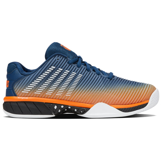 K-Swiss Hypercourt Express 2 Men's tennis shoes - Blue/Orange/Black 6613-407