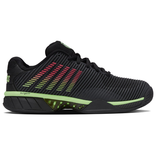 K-Swiss Hypercourt Express 2 Wide Men's tennis shoes - Black/Green/Lava 6806-034