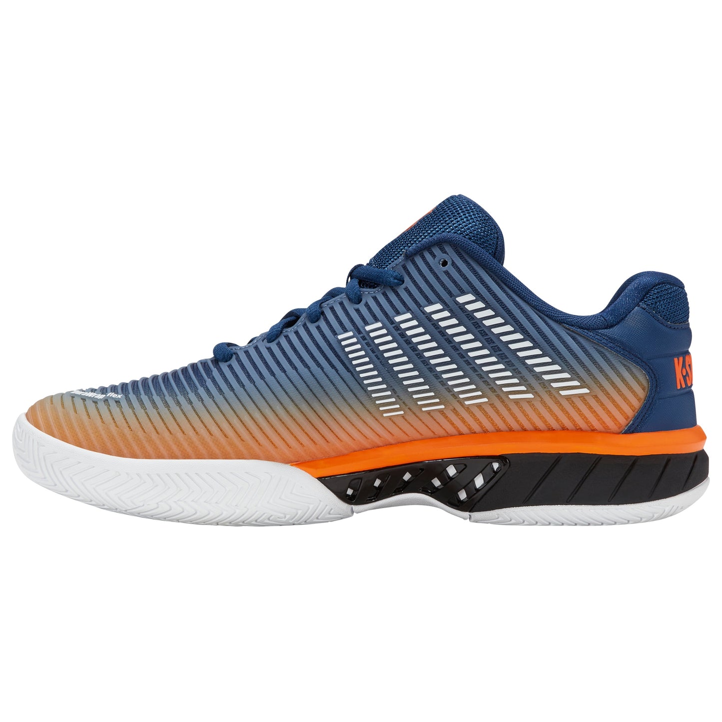K-Swiss Hypercourt Express 2 Men's tennis shoes - Blue/Orange/Black 6613-407