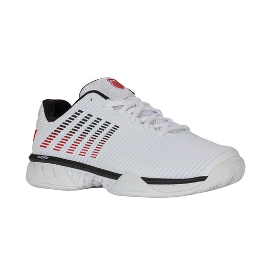 K-Swiss Hypercourt Express 2 Wide Men's tennis shoes - White/Black/Red 6806-140